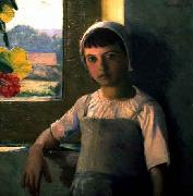 Lilla Cabot Perry La Petite AngEle, France oil painting artist